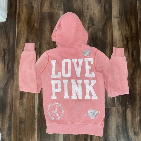 PINK Victoria’s Secret bling zip up jacket xs - Picture 2 of 8